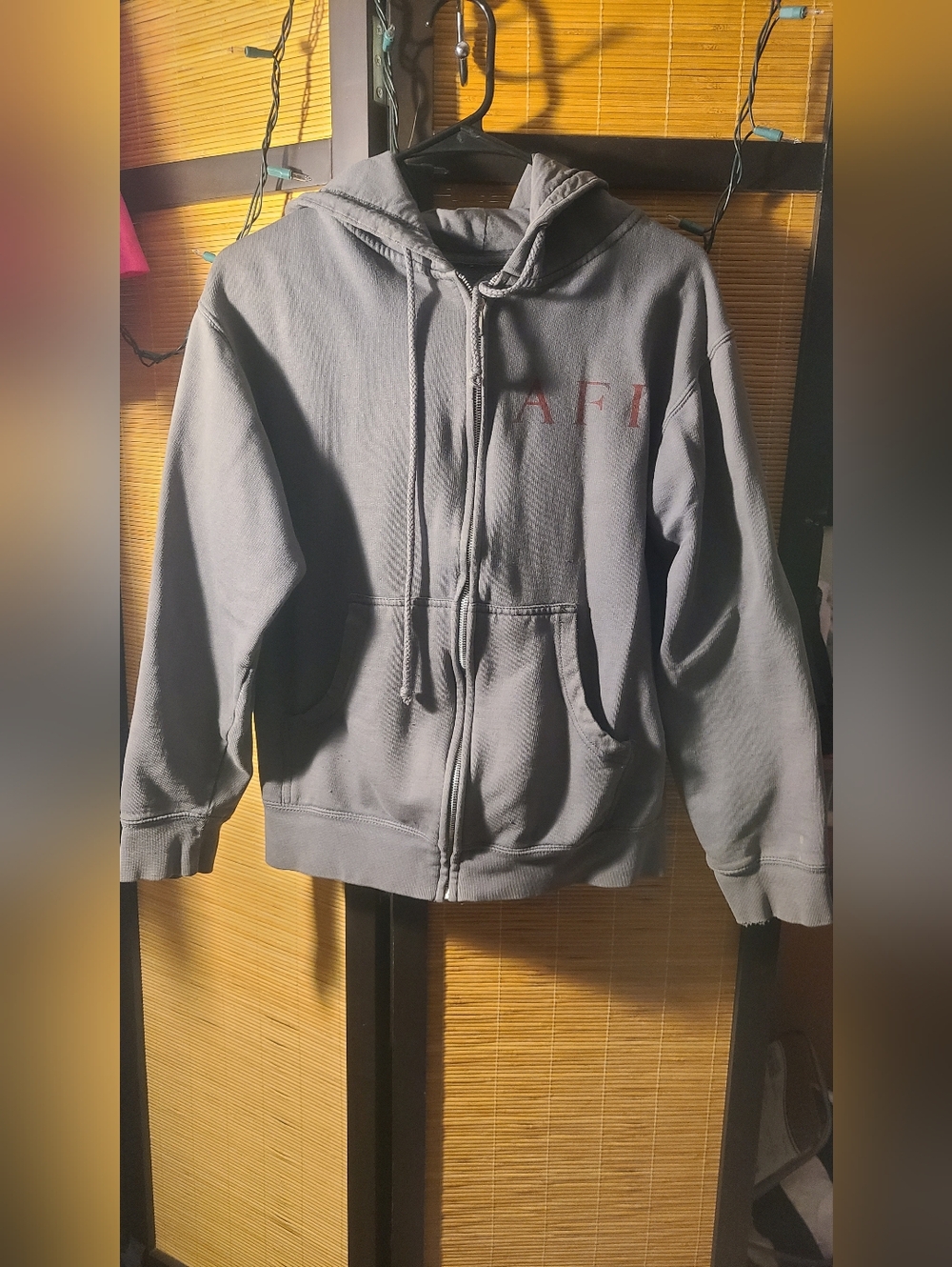 AFI Blood Album Blood Drop Zip-Up Band Hoodie